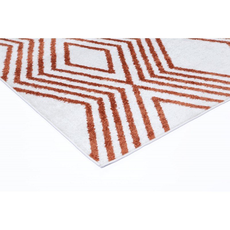 Esker Kudos Terracotta-Grey Rug