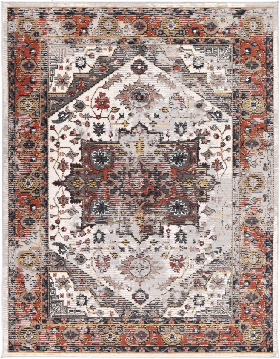 Lagoon Oriental Rust Rug - Ruggy