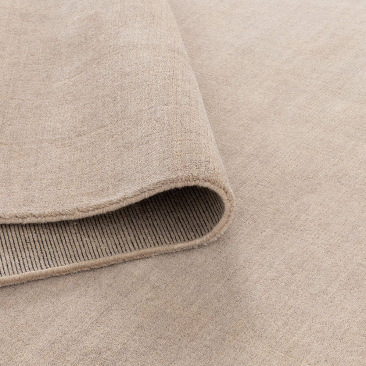 Lamia Beige Hand-Knotted Wool Rug