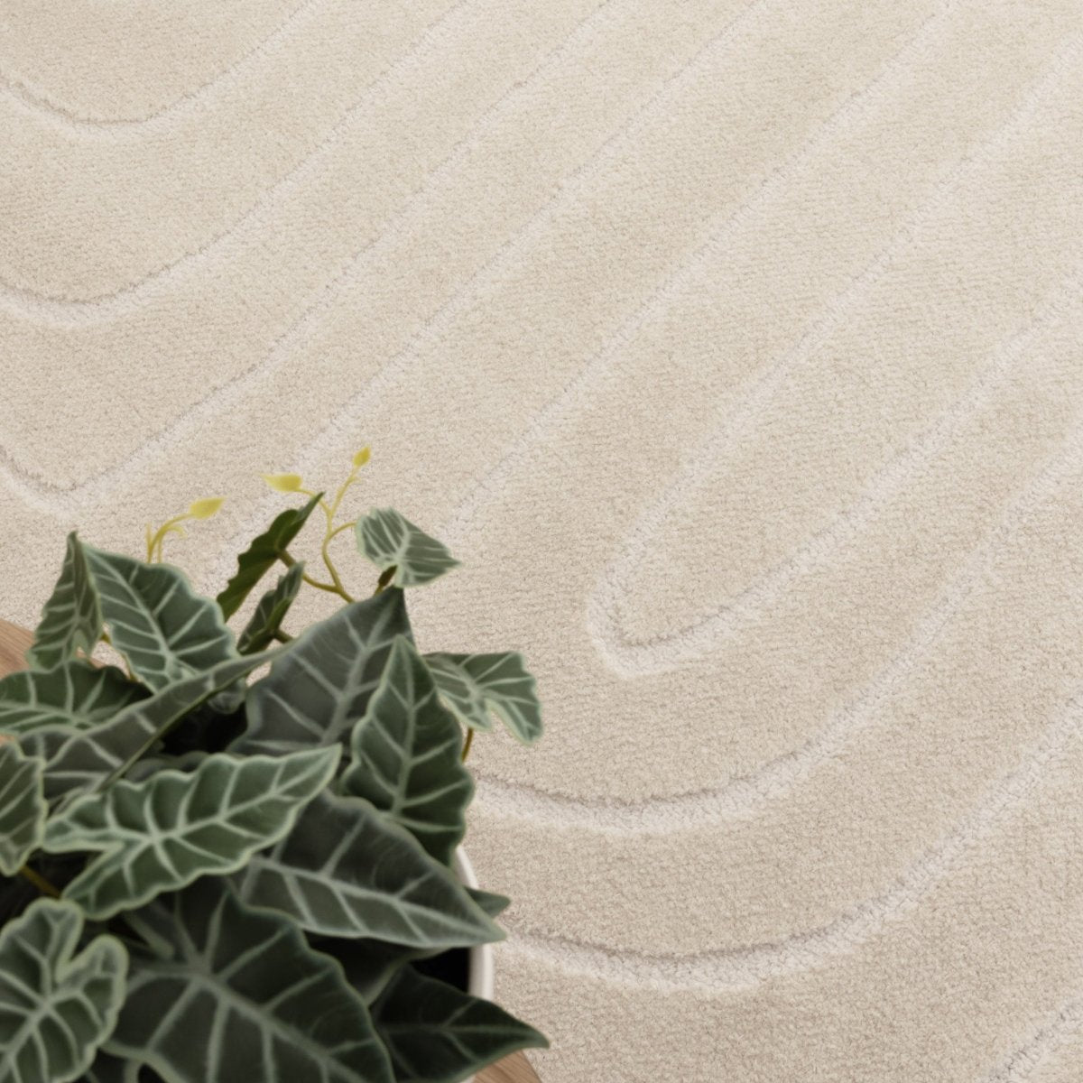 Luna Arch Lines Cream Rug