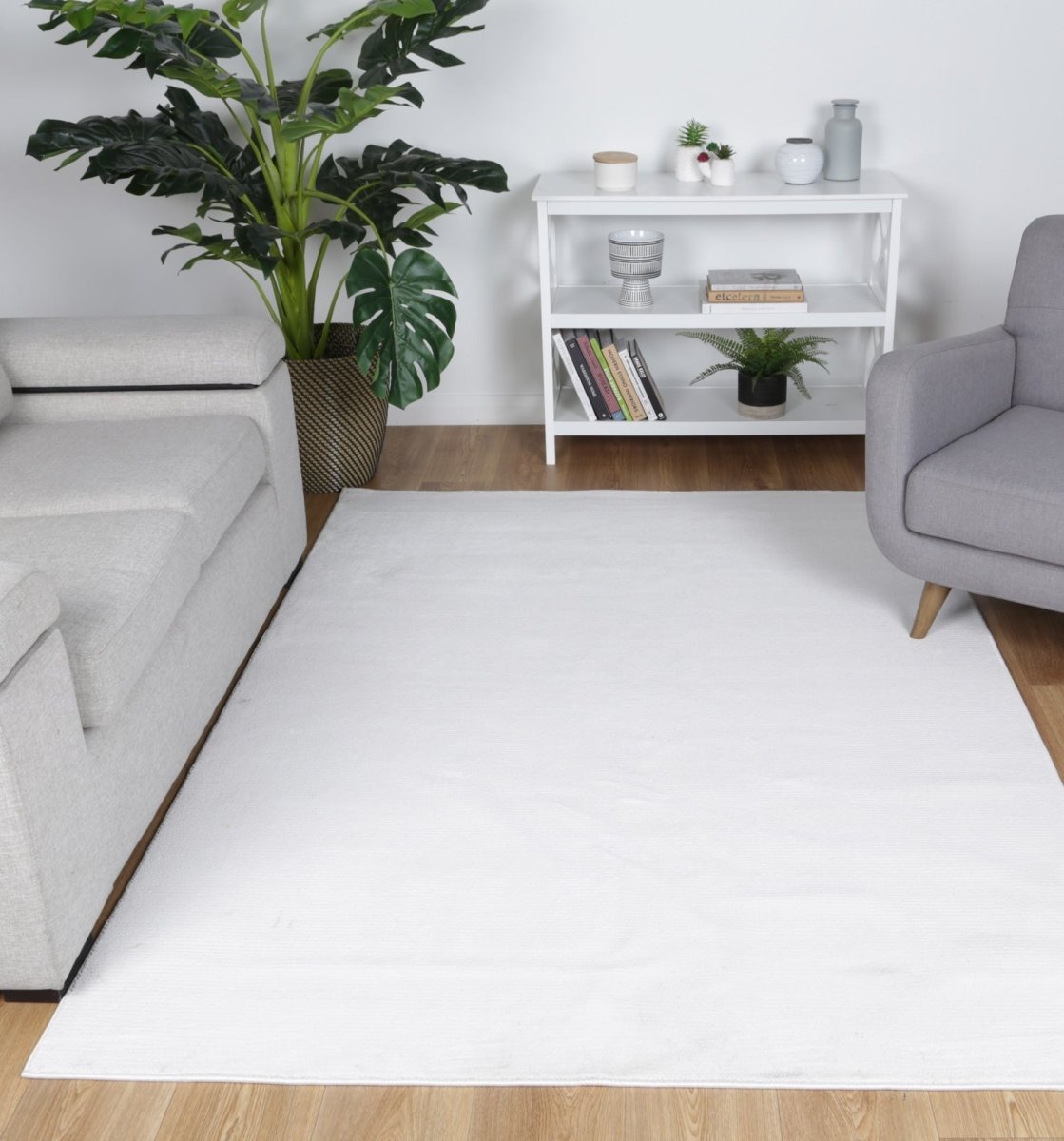 Luxura Wool Cream Rug - Ruggy
