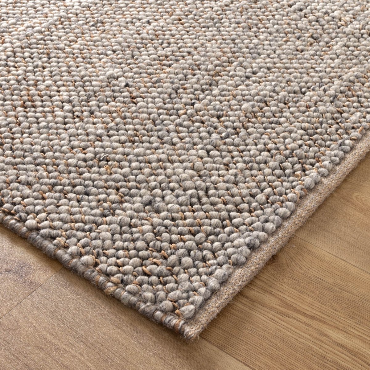 Meadow Grey Jute and Wool Rug