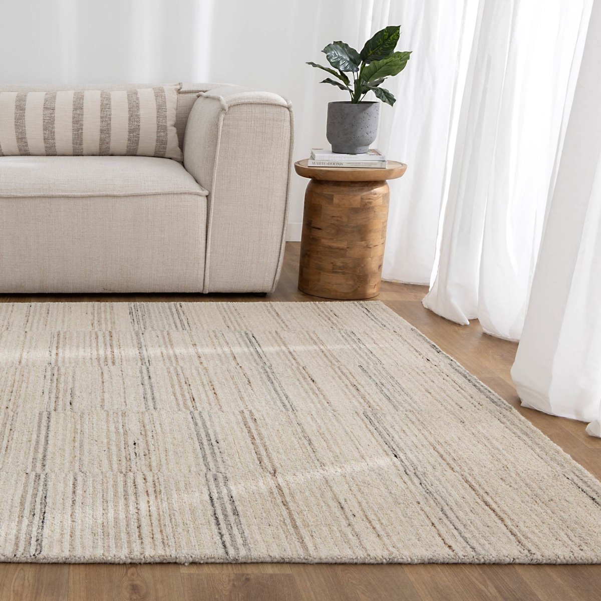 Nancy Lines Natural Wool Rug