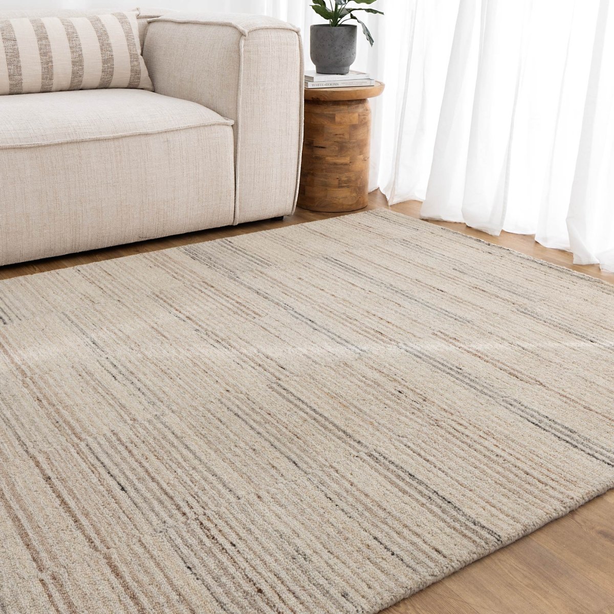 Nancy Lines Natural Wool Rug