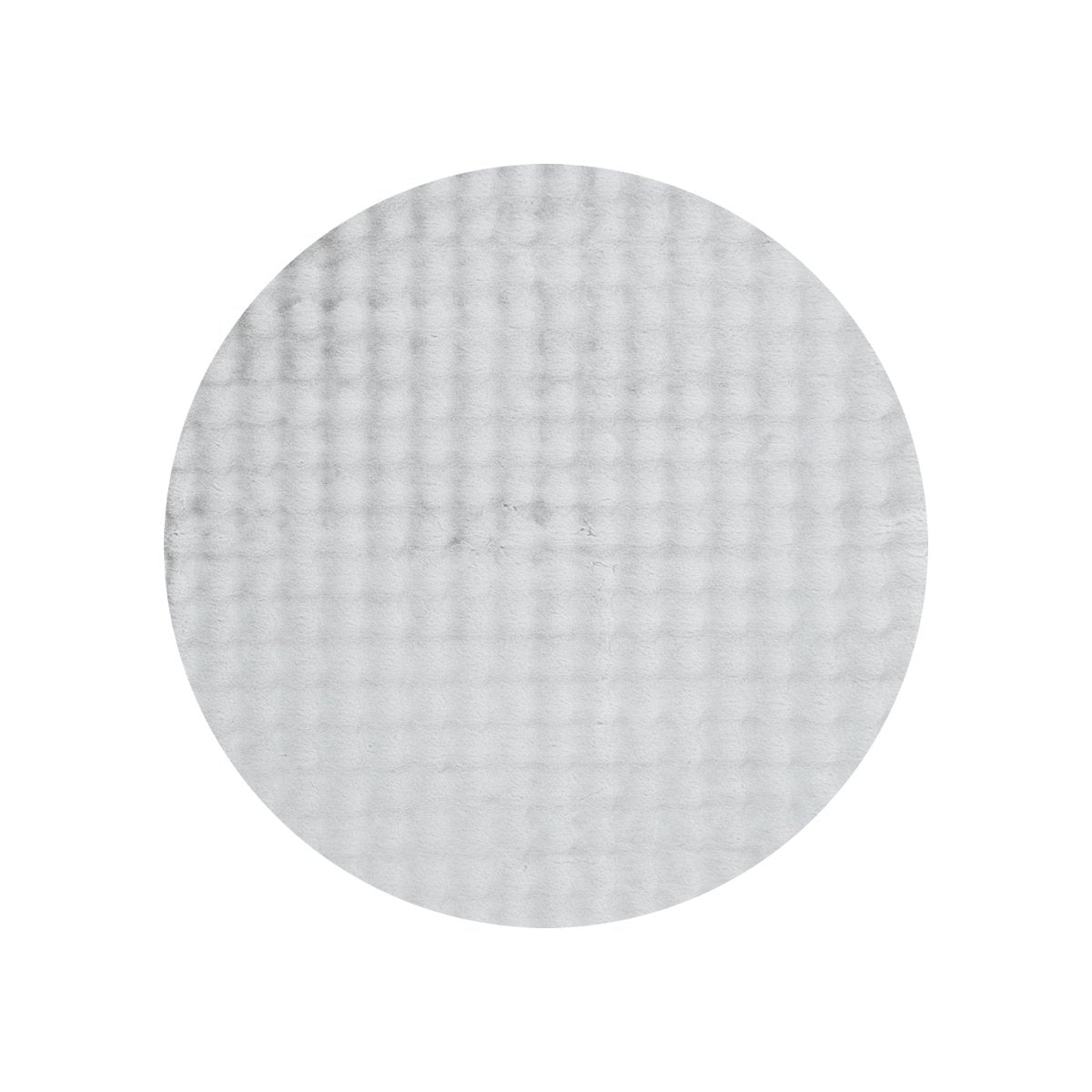 Nara Silver Washable Round Rug