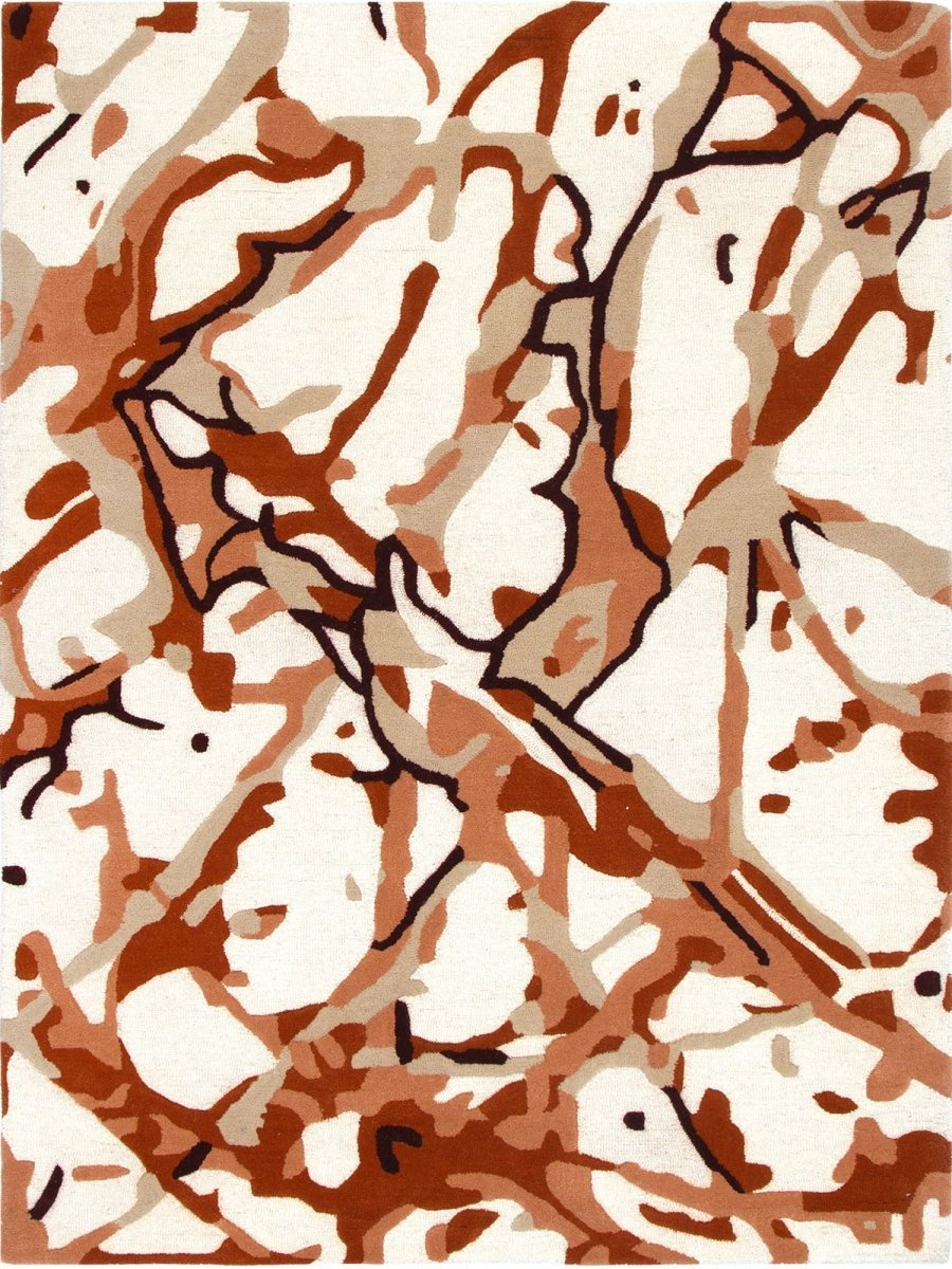 Nirvana Paint IVORY/MULTI Wool Rug - Ruggy