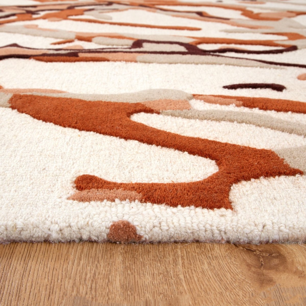 Nirvana Paint IVORY/MULTI Wool Rug - Ruggy