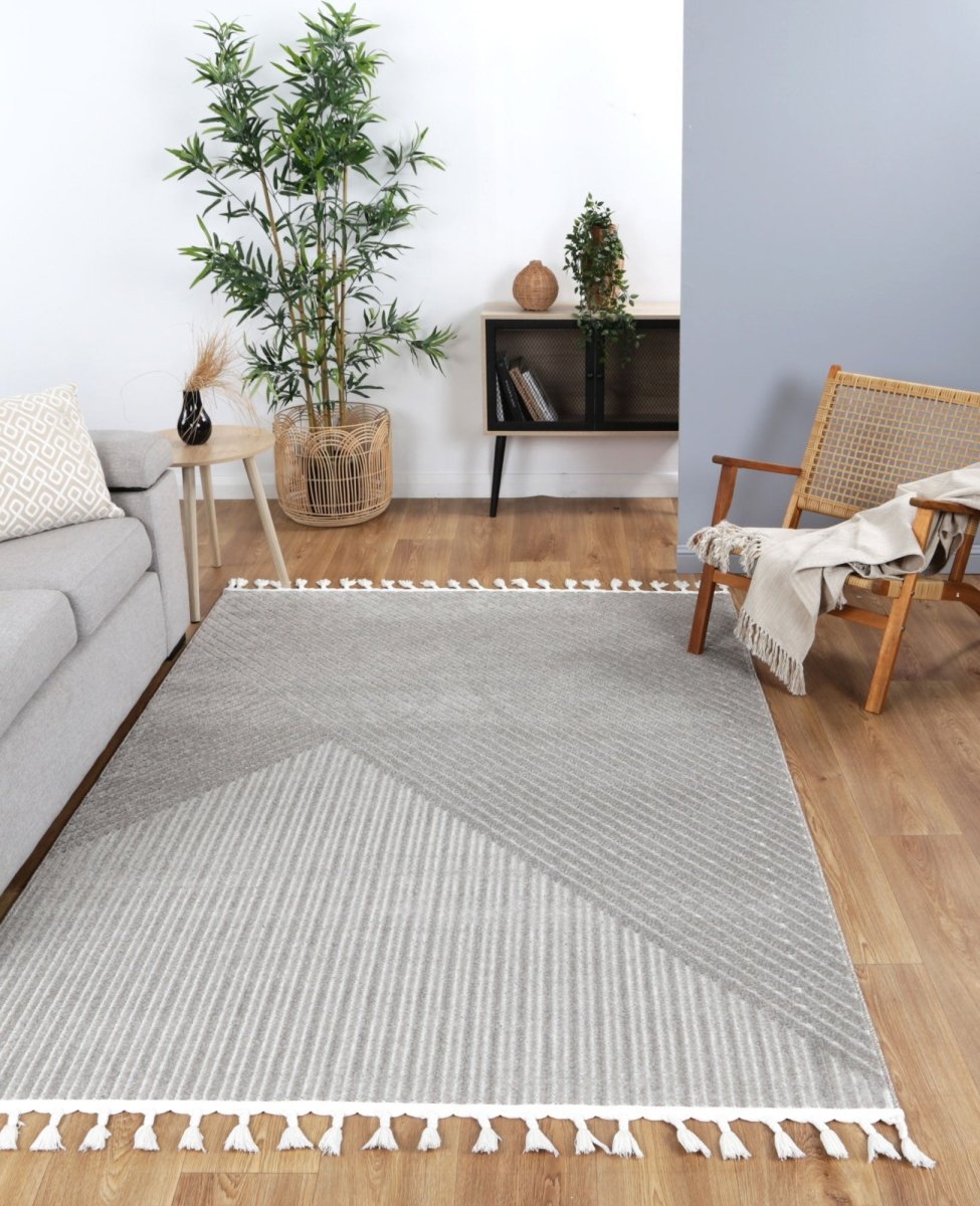 Oasis Delia Overlay Ash Rug - Ruggy