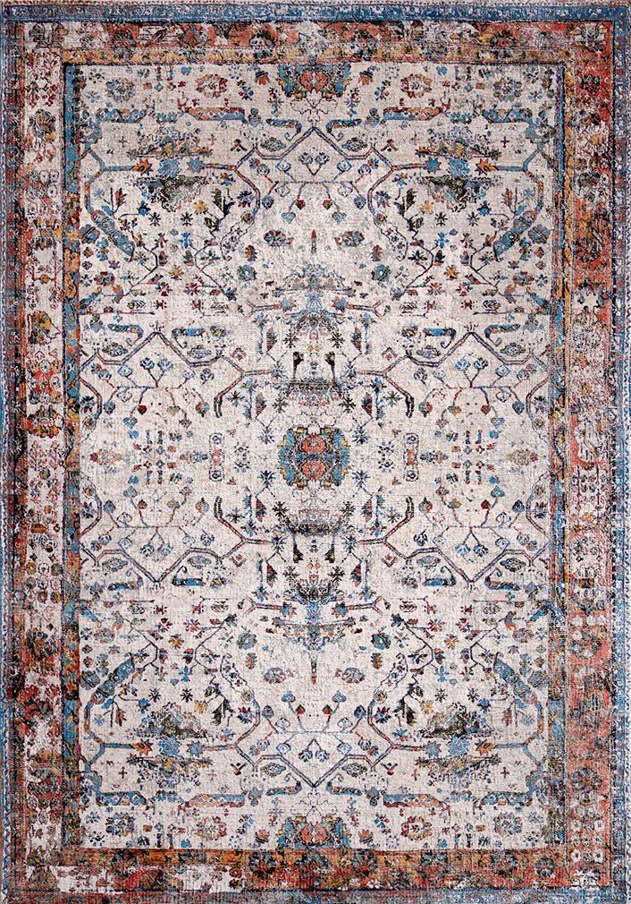 Royal Tribal Distressed Washable Rug - Ruggy