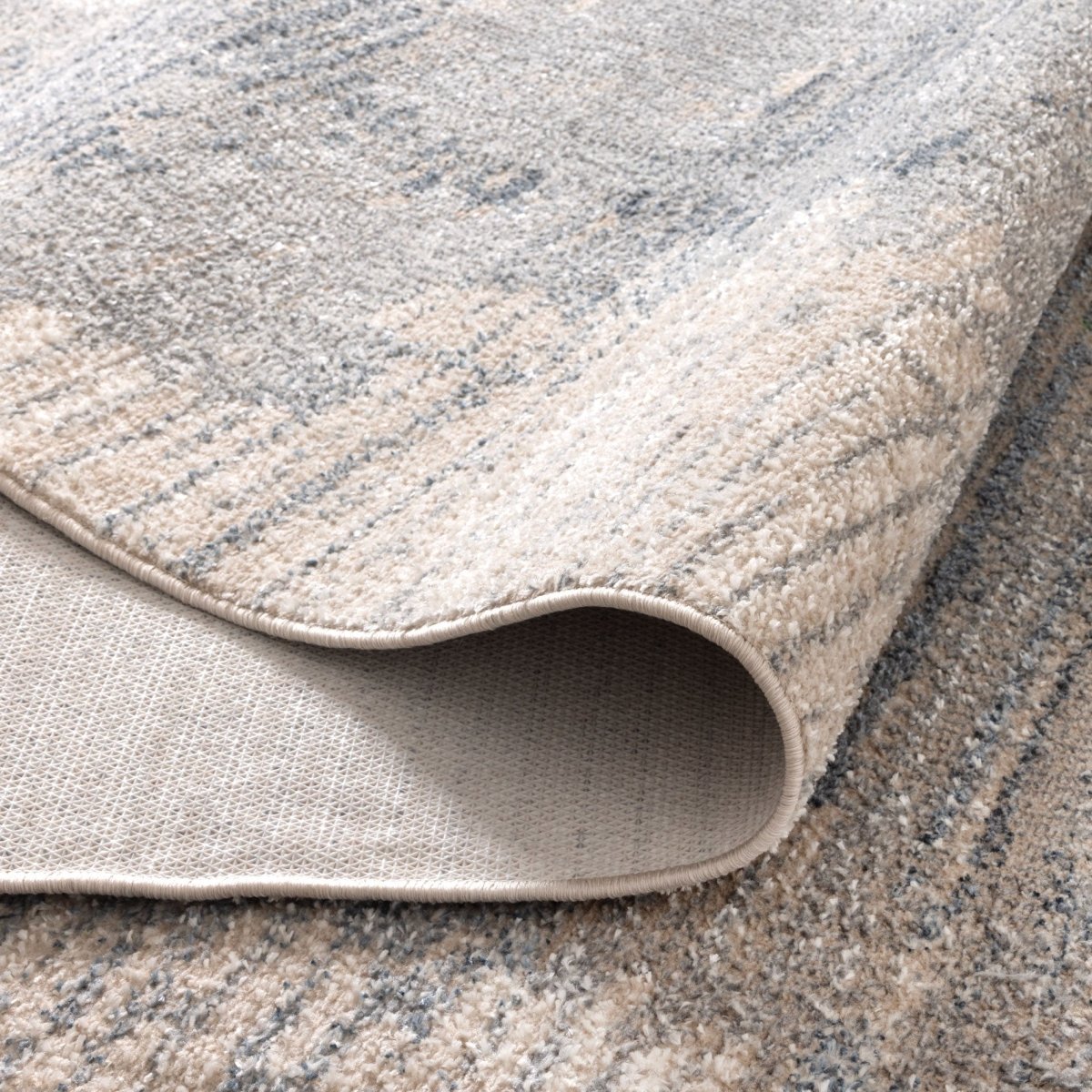 Victoria Abstract Blue Rug