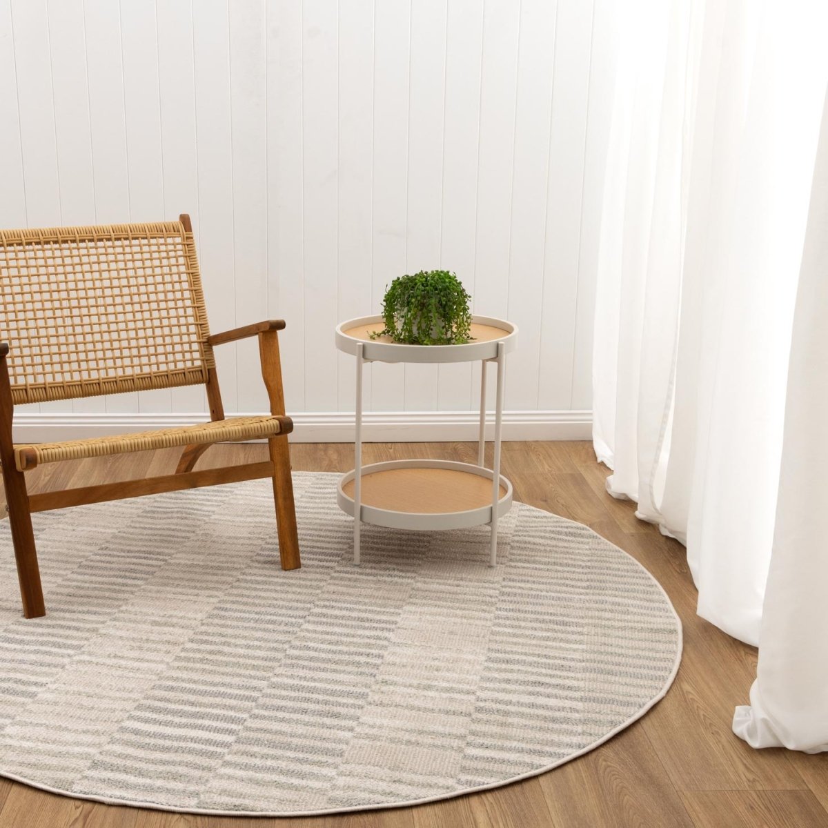 Victoria Lines Neutral Rug