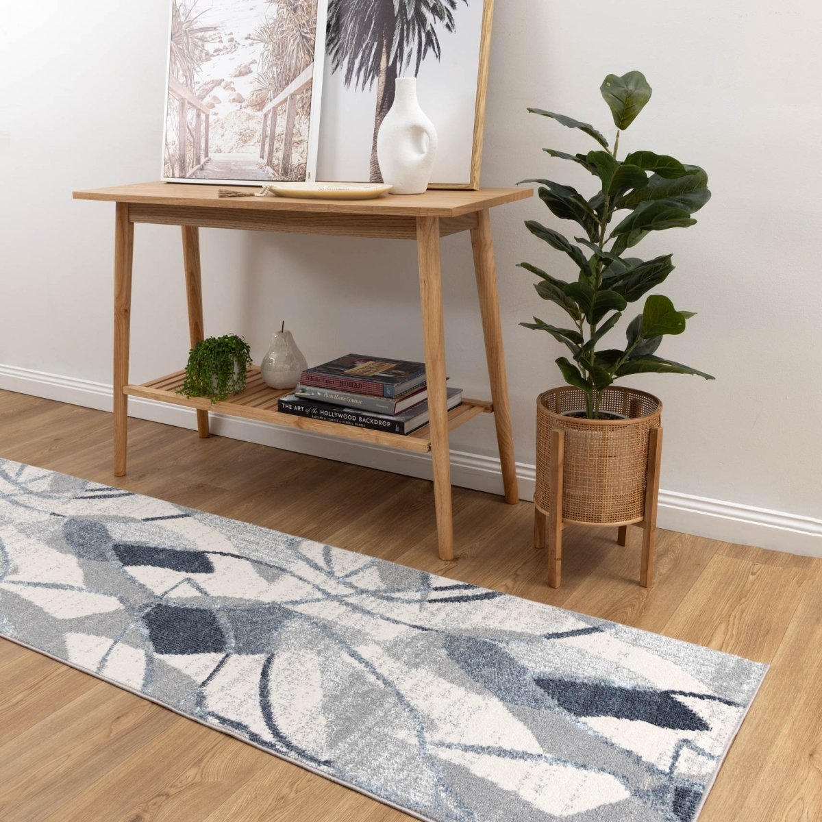 Victoria Rhythm Grey Blue Rug