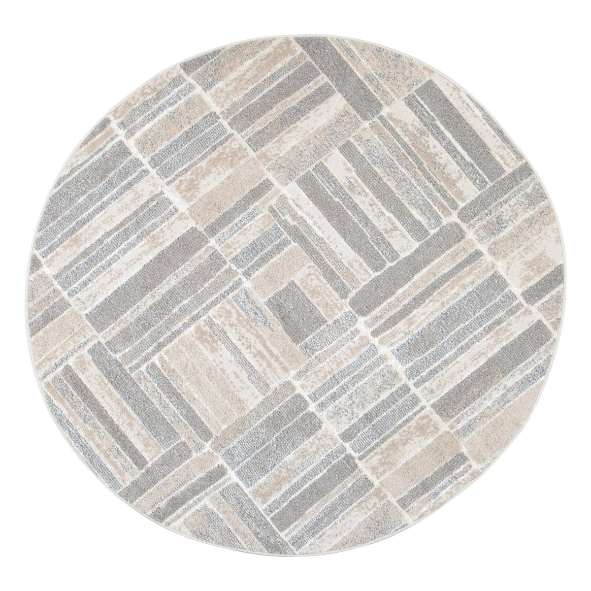 Victoria Tetris Neutral Rug