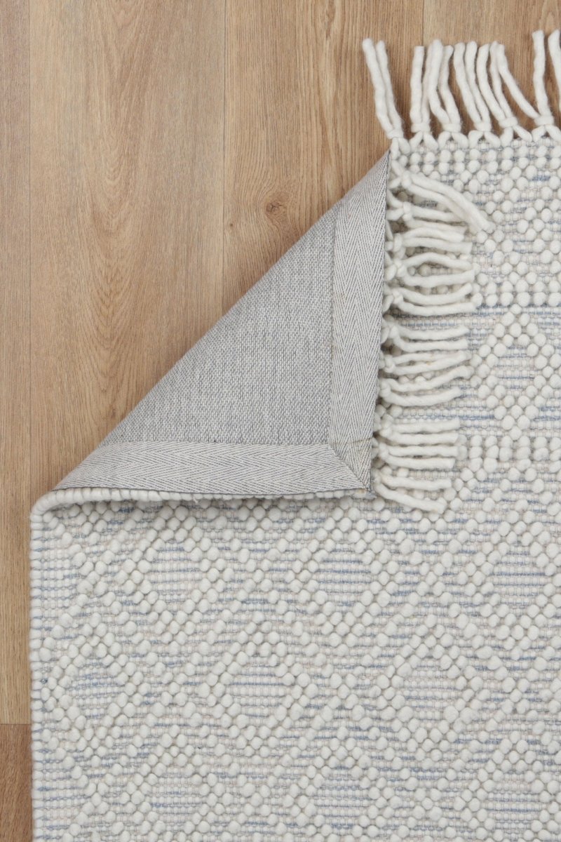 Vista Ada Blue Wool Rug Area Rug | Ruggy